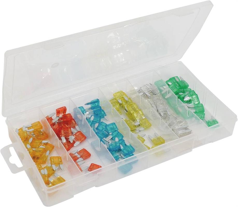 Mini fusible enfichable - Coffret de 120 pièces - SODELEC 14100